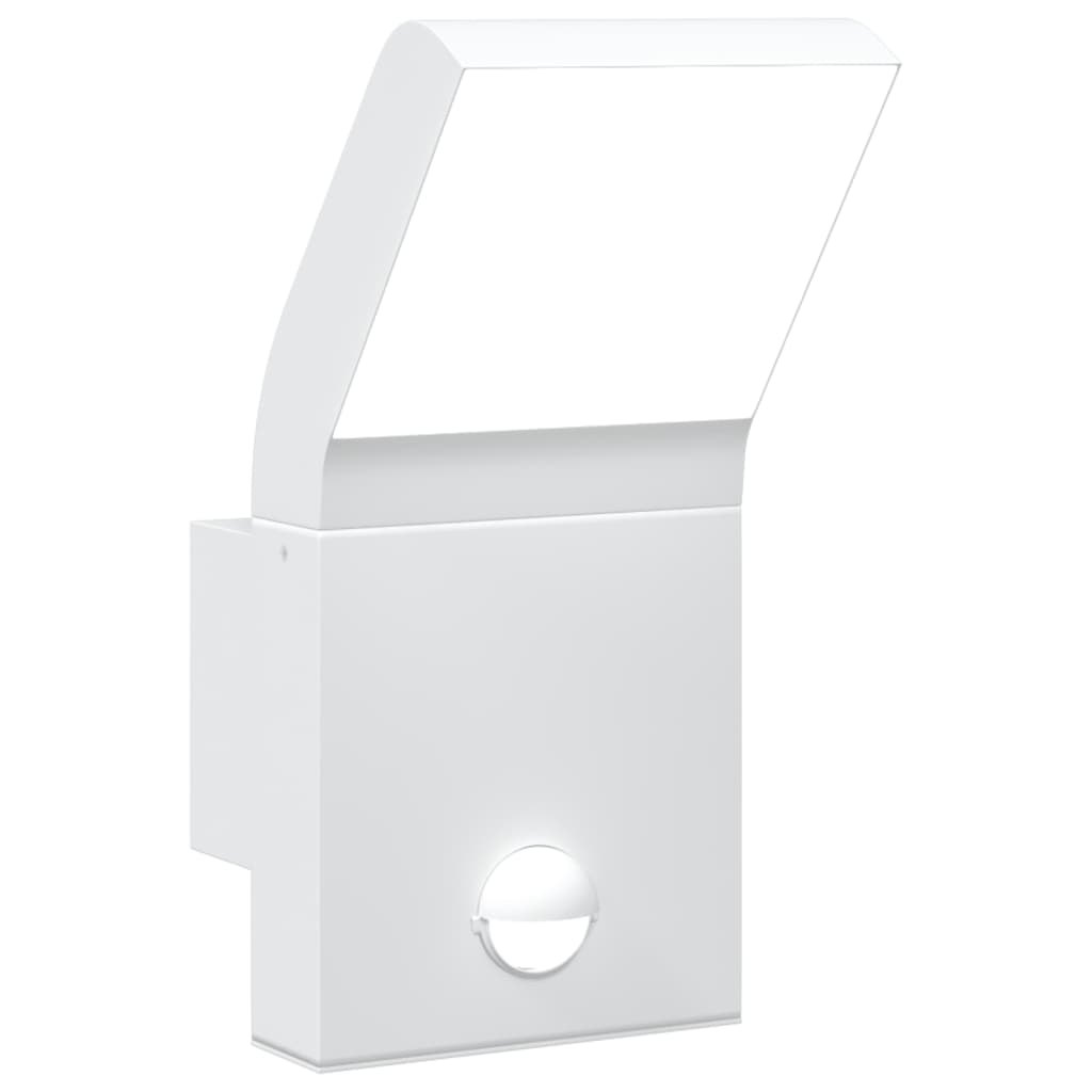 Aplique LED de exterior con sensores blanco