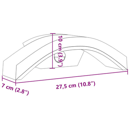 Applique murale LED d'extérieur avec capteurs blanc