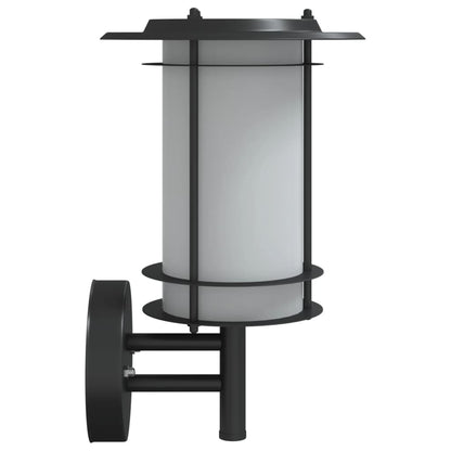 Black stainless steel outdoor wall light