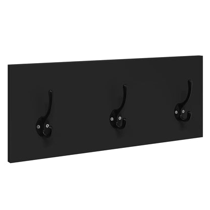 Ensemble de meubles de couloir 4 pcs noir bois d'ingénierie