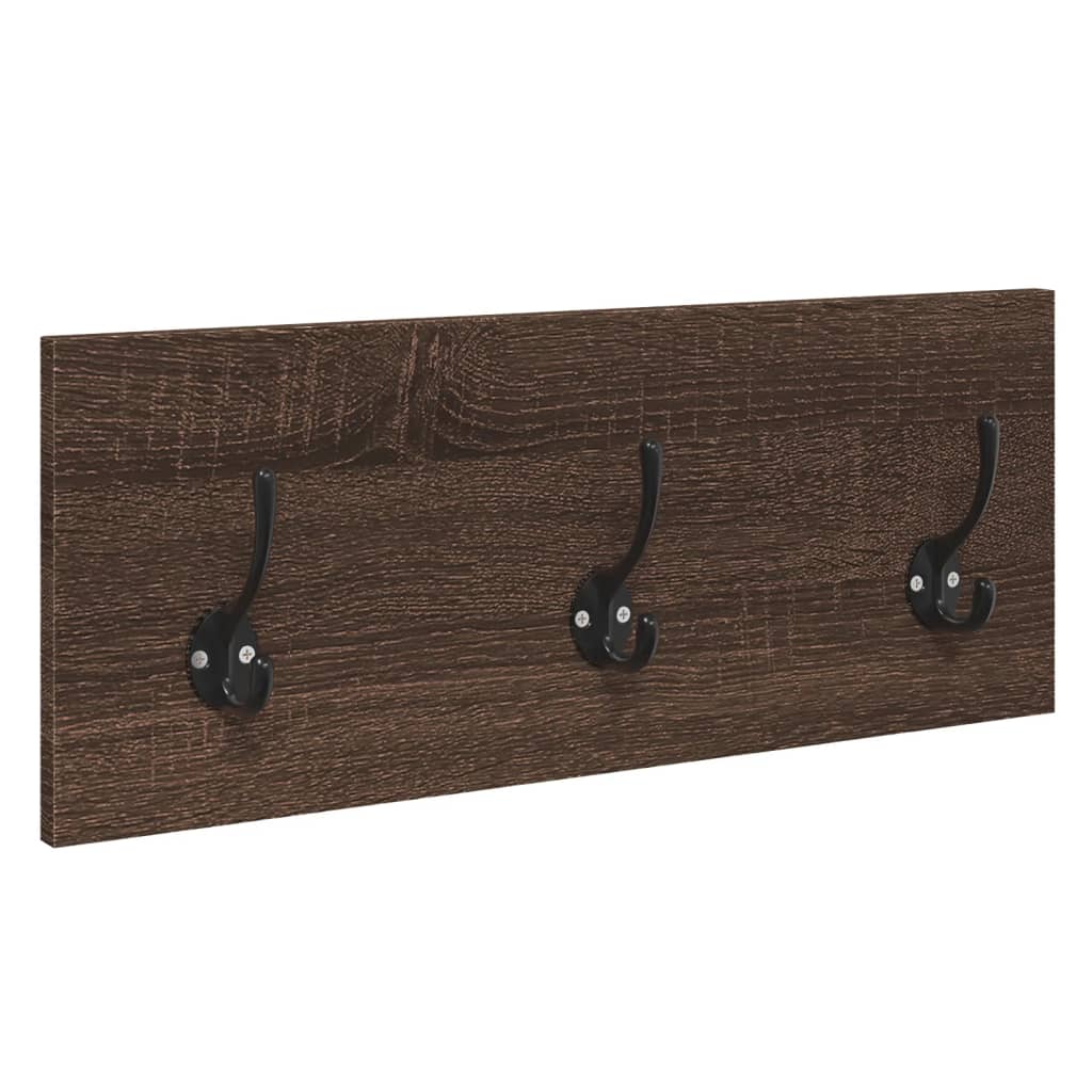 Ensemble de meubles de couloir 4 pcs chêne marron