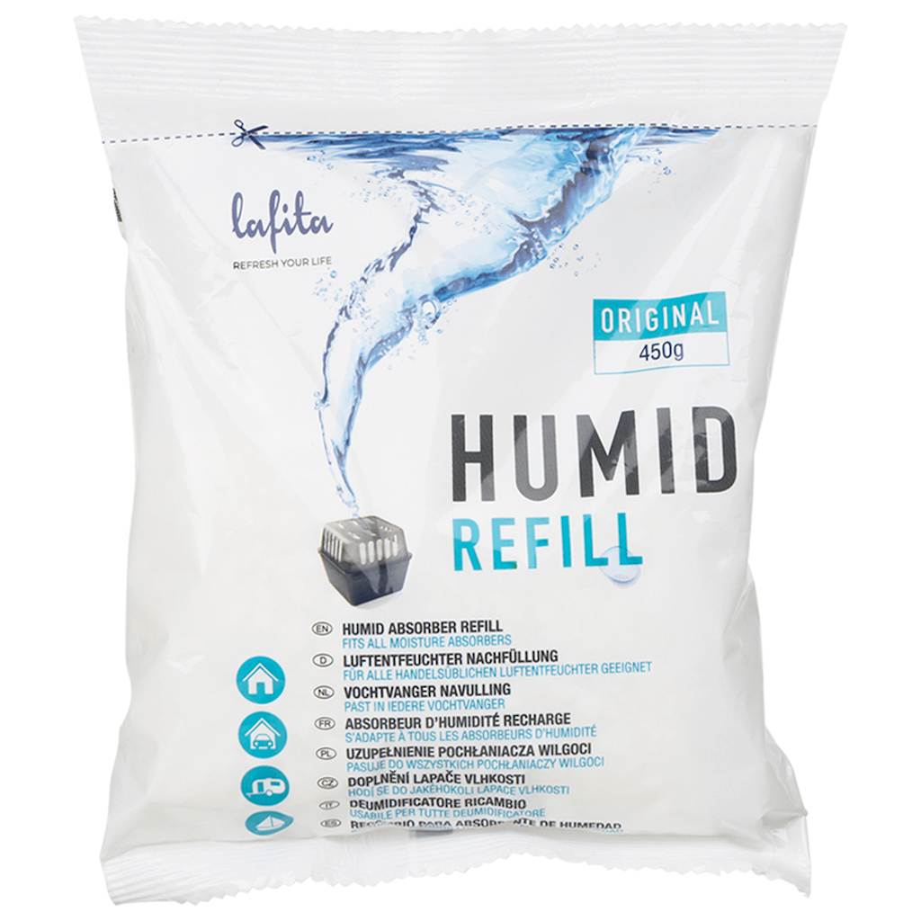 Absorbedores de humedad con recambio bolsas 4 uds 450 g