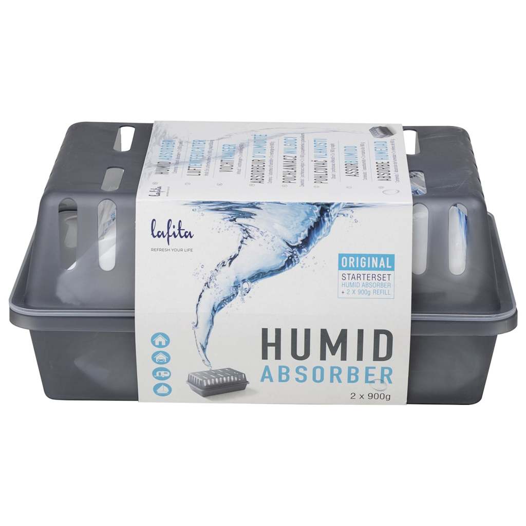 Absorbedores de humedad con recambio bolsas 2 uds 900 g