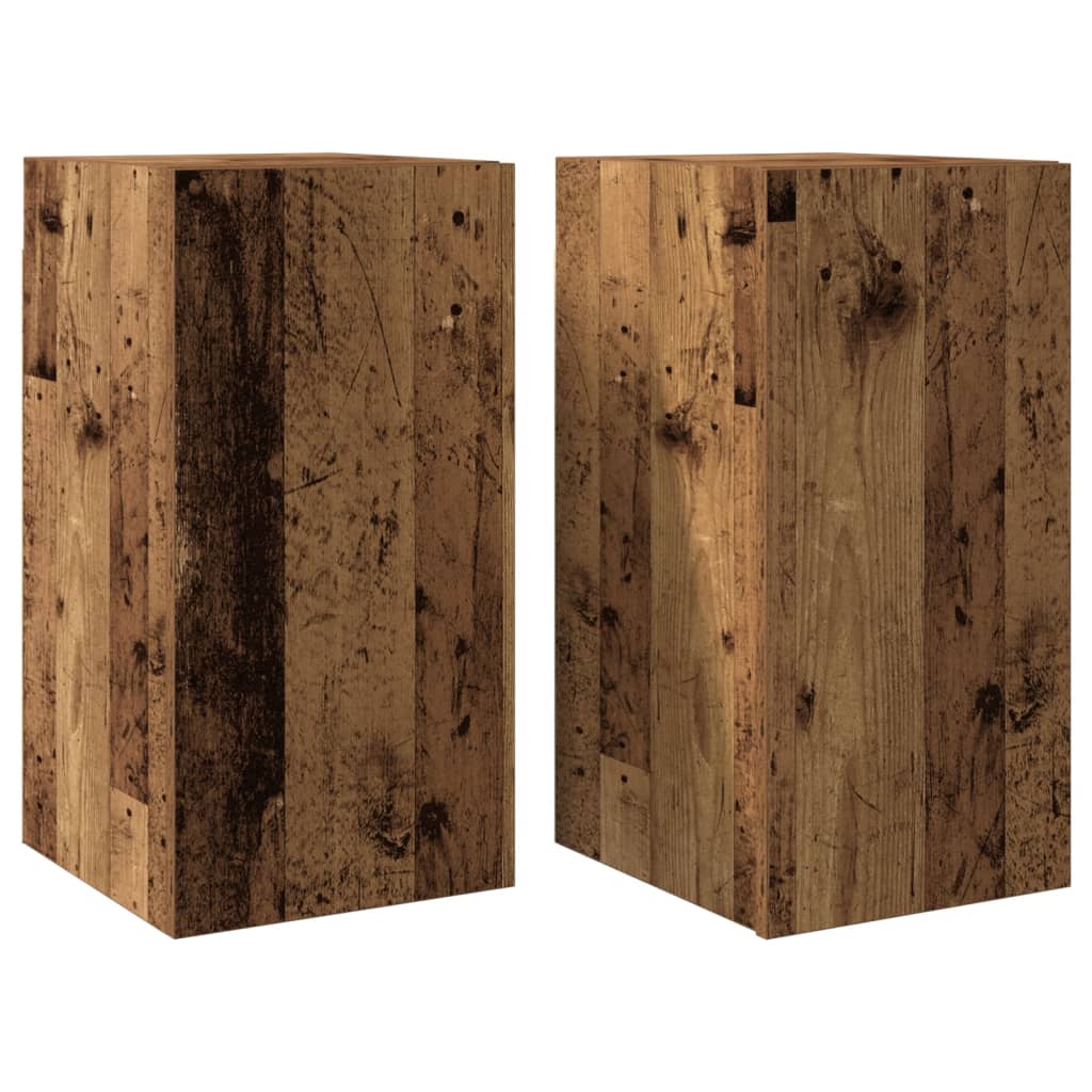 Meubles TV 2 pcs vieux bois 30,5x30x60 cm bois d'ingénierie