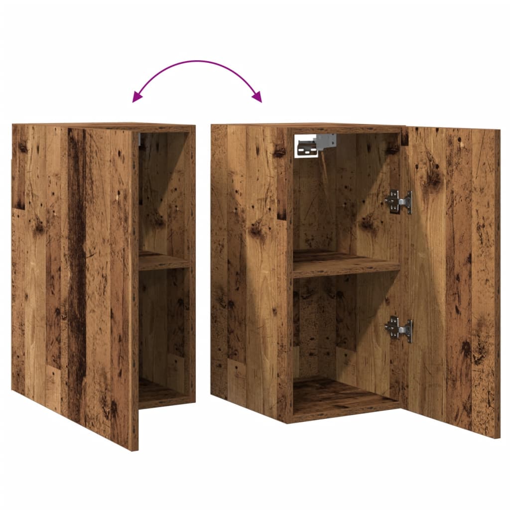 Meubles TV 2 pcs vieux bois 30,5x30x60 cm bois d'ingénierie