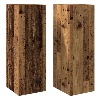 Meubles TV 2 pcs vieux bois 30,5x30x90 cm bois d'ingénierie