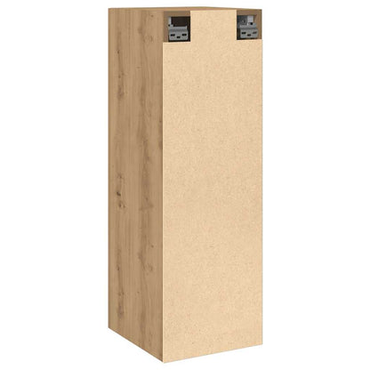 Meubles TV 2 pcs chêne artisanal 30,5x30x90cm bois d'ingénierie