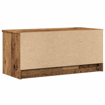 Meubles TV 2 pcs vieux bois 80x35x36,5 cm bois d'ingénierie