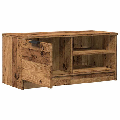 Meubles TV 2 pcs vieux bois 80x35x36,5 cm bois d'ingénierie