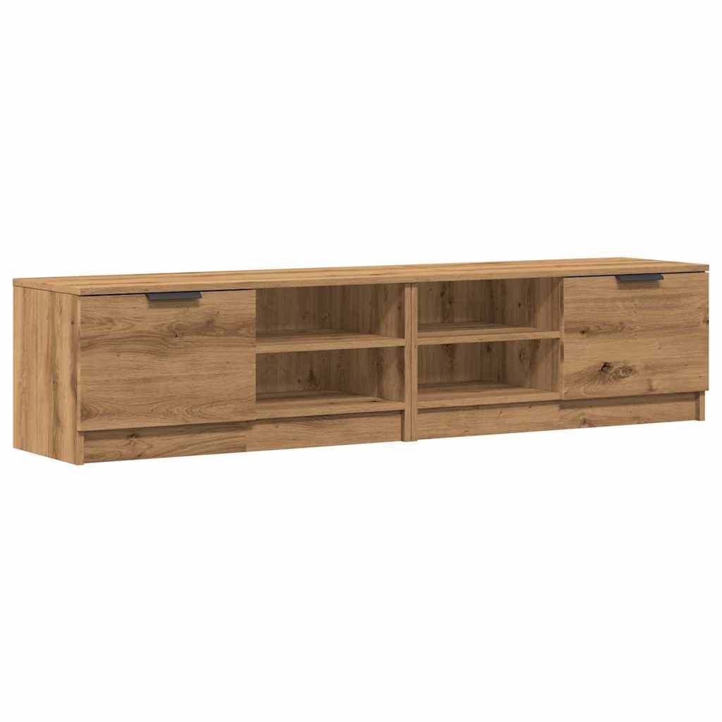 Meubles TV 2 pcs chêne artisanal 80x35x36,5cm bois d'ingénierie