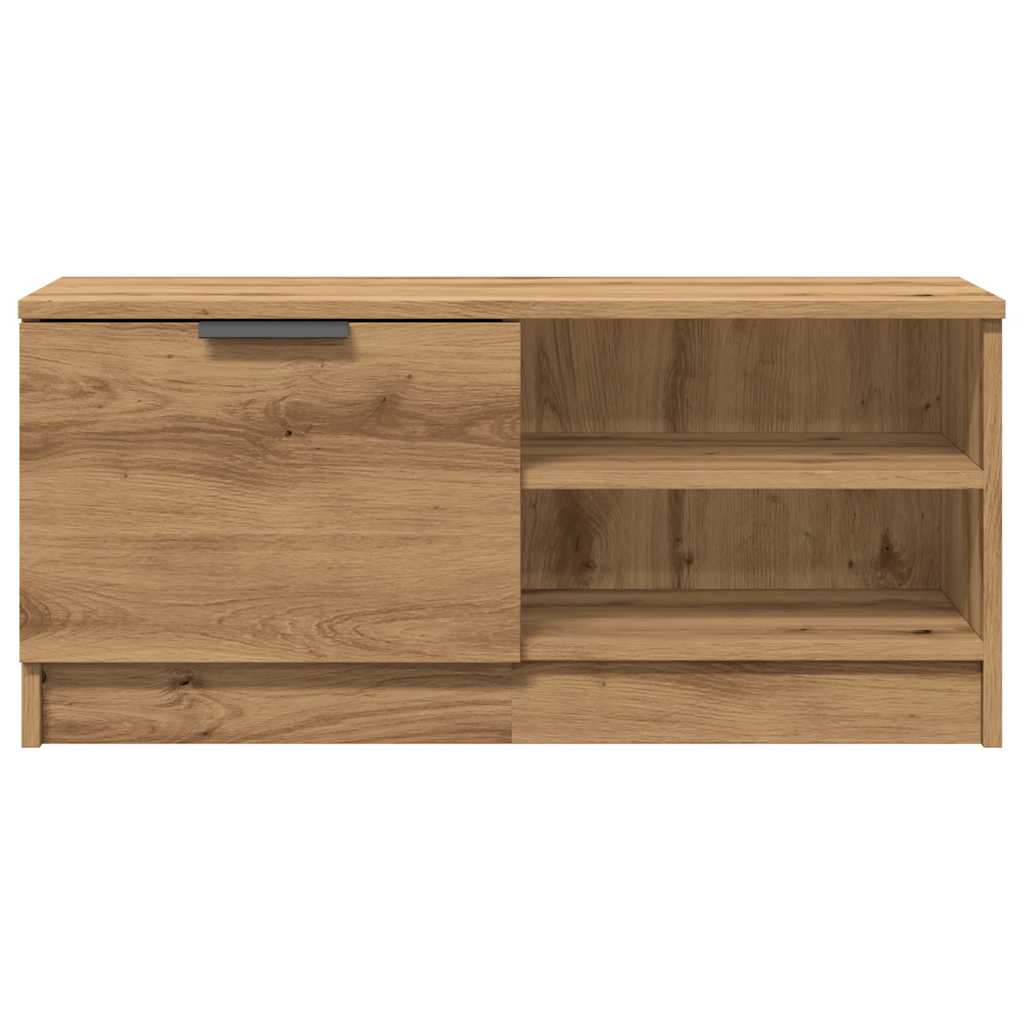 Meubles TV 2 pcs chêne artisanal 80x35x36,5cm bois d'ingénierie