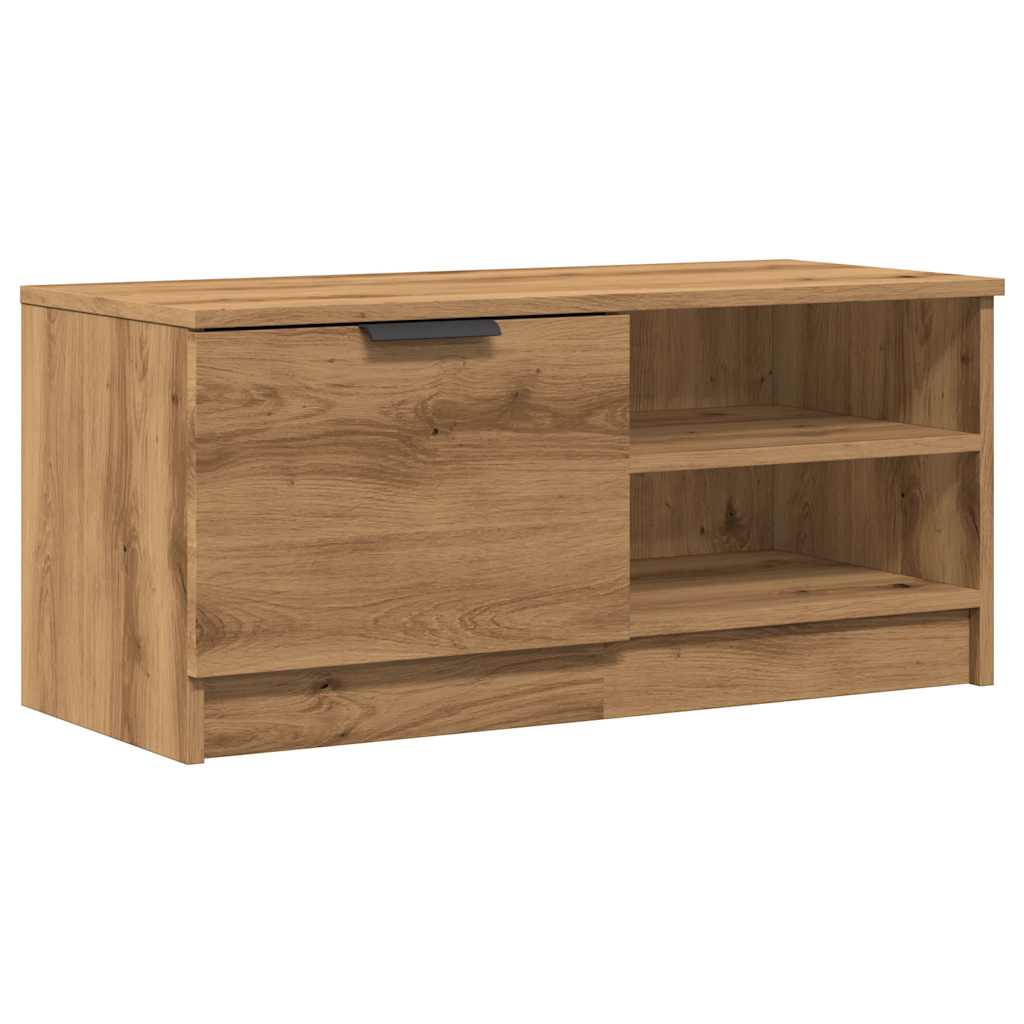 Meubles TV 2 pcs chêne artisanal 80x35x36,5cm bois d'ingénierie